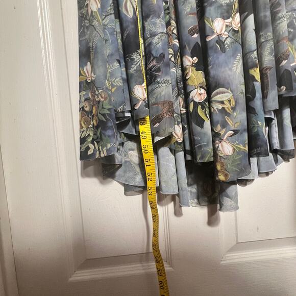 Blackmilk Night Bird Swoop Maxi Sleeveless Asymmetrical Limited Dress Size XL - Picture 15 of 15